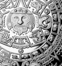 Load image into Gallery viewer, Aztec/Mayan Calendar - Silver