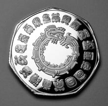 Load image into Gallery viewer, Aztec/Mayan Calendar - Silver