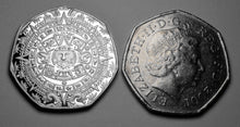 Load image into Gallery viewer, Aztec/Mayan Calendar - Silver