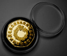 Load image into Gallery viewer, Aztec/Mayan Calendar - 24ct Gold