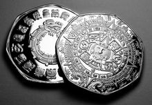 Load image into Gallery viewer, Aztec/Mayan Calendar - Silver