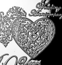 Load image into Gallery viewer, On Our 40th Wedding Anniversary (poem) - Silver