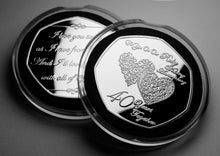 Load image into Gallery viewer, On Our 40th Wedding Anniversary (poem) - Silver