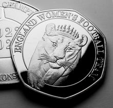 Load image into Gallery viewer, Women's Football LIONESSES Dual Date 2022 2023 - Silver in Presentation Case