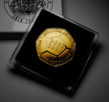Load image into Gallery viewer, Women's Football LIONESSES Dual Date 2022 2023 - 24ct Gold in Presentation Case