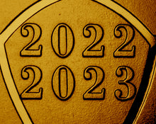 Load image into Gallery viewer, Women's Football LIONESSES Dual Date 2022 2023 - 24ct Gold in Presentation Case