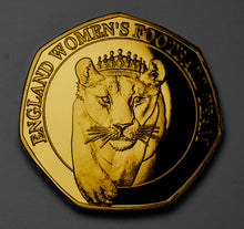 Load image into Gallery viewer, Women's Football LIONESSES Dual Date 2022 2023 - 24ct Gold