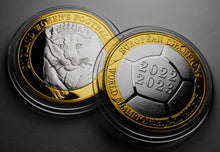 Load image into Gallery viewer, England Womens Football - Dual Metal Silver & 24ct Gold