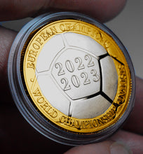 Load image into Gallery viewer, England Womens Football - Dual Metal Silver & 24ct Gold