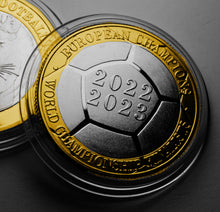 Load image into Gallery viewer, England Womens Football - Dual Metal Silver & 24ct Gold