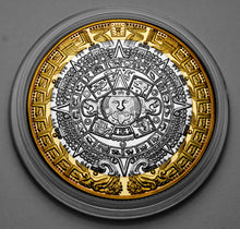 Load image into Gallery viewer, Aztec/Mayan Calendar - Dual Metal