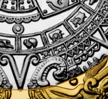 Load image into Gallery viewer, Aztec/Mayan Calendar - Dual Metal