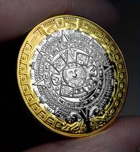 Load image into Gallery viewer, Aztec/Mayan Calendar - Dual Metal