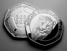 Load image into Gallery viewer, Women&#39;s Football LIONESSES Dual Date 2022 2023 - Silver in Presentation Case