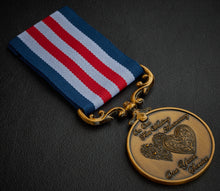 Load image into Gallery viewer, On Our First Wedding Anniversary Medal - Antique Gold