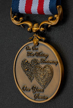 Load image into Gallery viewer, On Our First Wedding Anniversary Medal - Antique Gold