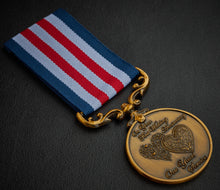 Load image into Gallery viewer, On Your First Wedding Anniversary Medal - Antique Gold