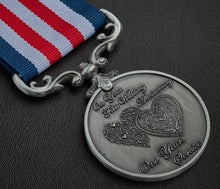 Load image into Gallery viewer, On Your First Wedding Anniversary Medal - Antique Silver