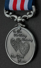 Load image into Gallery viewer, On Your First Wedding Anniversary Medal - Antique Silver