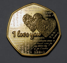 Load image into Gallery viewer, Happy Anniversary &#39;I Love You&#39; - 24ct Gold