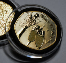 Load image into Gallery viewer, 21st Birthday 'Champagne Sparkles' - 24ct Gold