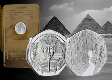 Load image into Gallery viewer, HOWARD CARTER - Tomb of Tutankhamun Silver Commemorative - Limited Edition of 999