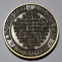 Load image into Gallery viewer, 'A Round Tuit' - Antique Gold