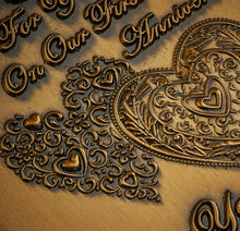Load image into Gallery viewer, On Our First Anniversary Medal - Antique Gold