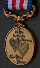 Load image into Gallery viewer, On Our First Anniversary Medal - Antique Gold