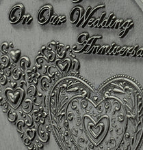 Load image into Gallery viewer, On Our Wedding Anniversary Medal - Antique Silver