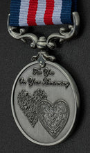 Load image into Gallery viewer, On Your Anniversary Medal - Antique Silver