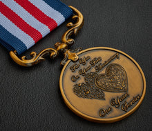 Load image into Gallery viewer, On Your First Anniversary Medal - Antique Gold