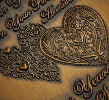 Load image into Gallery viewer, On Your First Anniversary Medal - Antique Gold