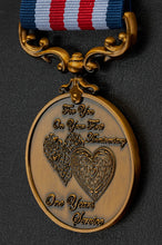 Load image into Gallery viewer, On Your First Anniversary Medal - Antique Gold