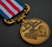 Load image into Gallery viewer, On Your Wedding Anniversary Medal - Antique Gold
