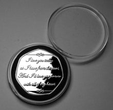Load image into Gallery viewer, On Our 40th Wedding Anniversary (poem) - Silver with Diamante