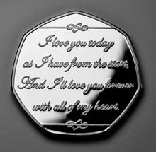 Load image into Gallery viewer, On Our 40th Wedding Anniversary (poem) - Silver with Diamante