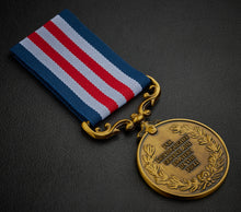 Load image into Gallery viewer, On Our 10th (Titanium) Wedding Anniversary Medal - Antique Gold