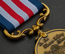 Load image into Gallery viewer, On Our 10th (Titanium) Wedding Anniversary Medal - Antique Gold