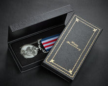 Load image into Gallery viewer, On Our 10th (Titanium) Wedding Anniversary Medal in Case - Antique Silver