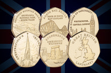 Load image into Gallery viewer, Full Set of Great British Landmarks (24ct Gold)