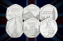 Load image into Gallery viewer, Full Set of Great British Landmarks (Fine Silver)