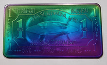 Load image into Gallery viewer, 1 Troy Ounce (32g) Iridescent Titanium Bullion Bar. AREA 51. Alien???. Extremely Rare!!