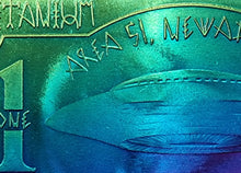 Load image into Gallery viewer, 1 Troy Ounce (32g) Iridescent Titanium Bullion Bar. AREA 51. Alien???. Extremely Rare!!