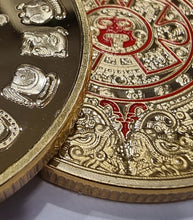 Load image into Gallery viewer, Aztec Calendar 40mm Coin 30g. 24ct Gold