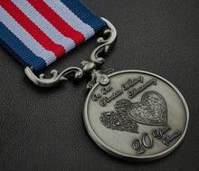 Load image into Gallery viewer, On Our 20th Porcelain Wedding Anniversary Medal - Antique Silver
