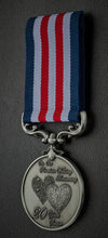 Load image into Gallery viewer, On Our 20th Porcelain Wedding Anniversary Medal in Case - Antique Silver