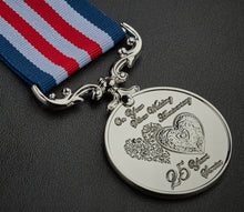 Load image into Gallery viewer, On Your 25th Silver Wedding Anniversary Medal in Case - Polished .999 Silver