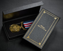 Load image into Gallery viewer, On Your 50th Golden Wedding Anniversary Medal in Case - Polished 24ct Gold