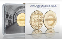 Load image into Gallery viewer, London Underground Official Commemorative in Case - Gold